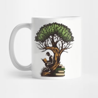 Book Reading under a Tree - Designs for a Green Future Mug